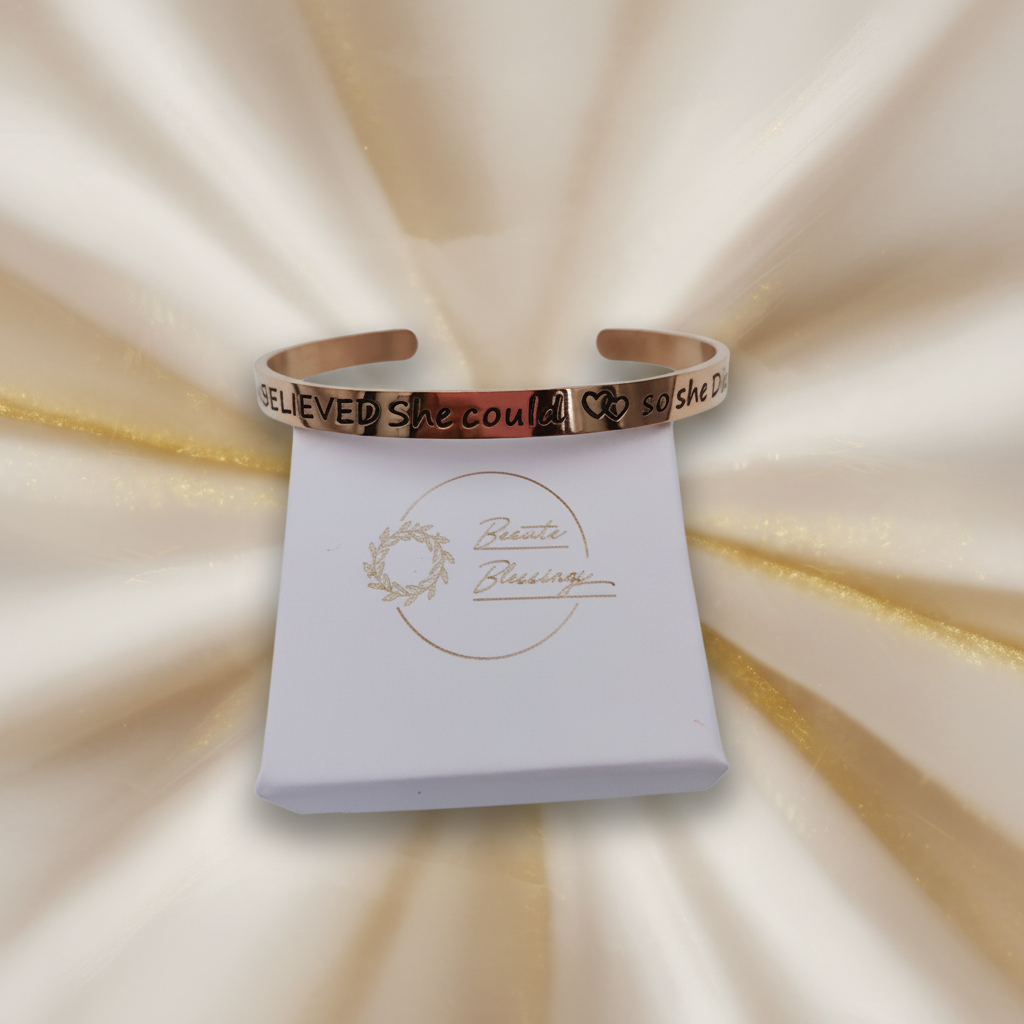 She Believed She Could Bracelet