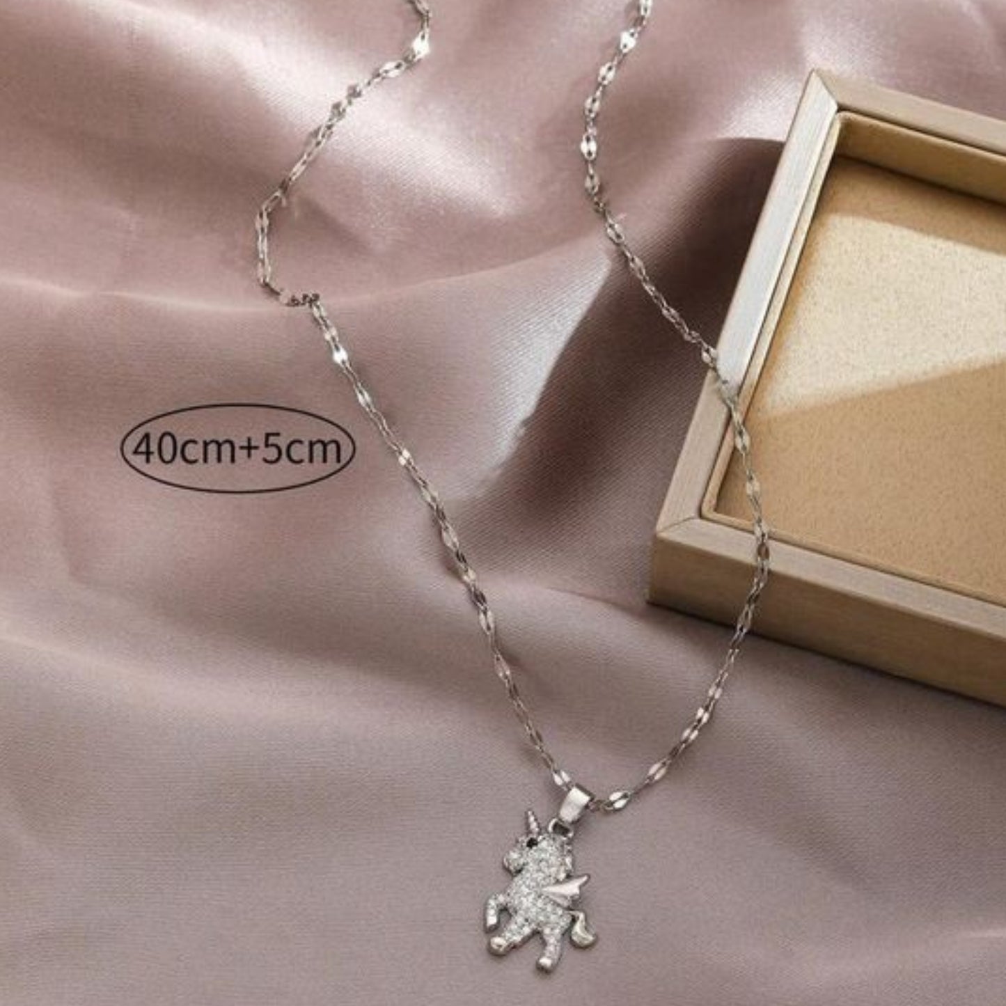 Unicorn Necklace Gift Set With Card