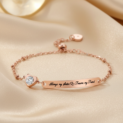 Always My Sister Forever My Friend Bracelet
