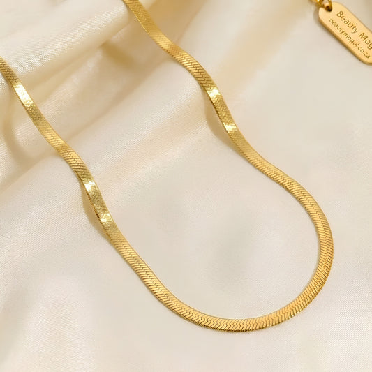 Signature Gold Plated Snake Chain – 50cm