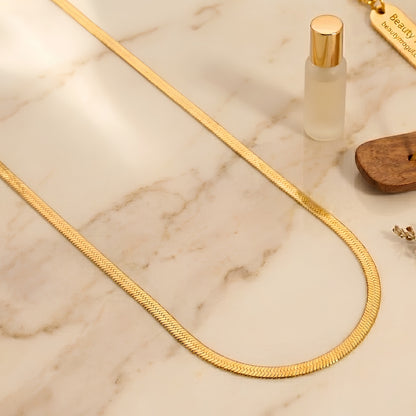 Signature Gold Plated Snake Chain – 50cm
