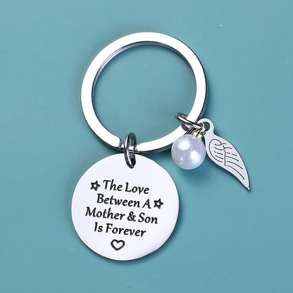 Mother and Son Love is forever Keyring