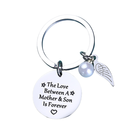 Mother and Son Love is forever Keyring