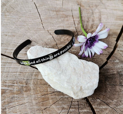 With God All Things are Possible Bracelet1