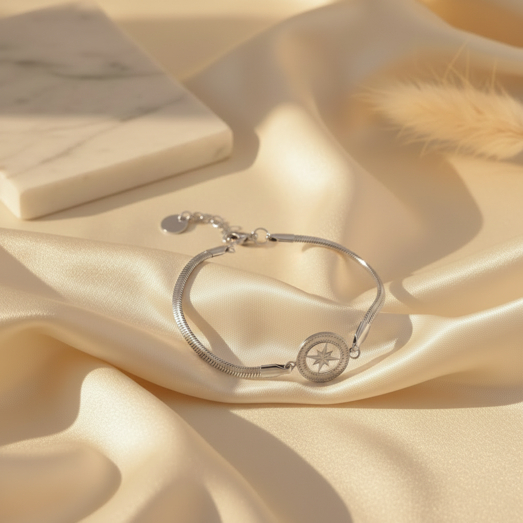 beautymogul-compass-silver-snake-chain-bracelet_6a85bef5-2396-48ee-ad75-f08b00627a03