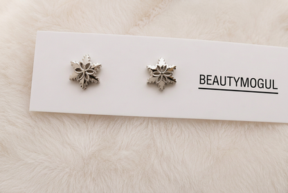 Card Display snowflake-stud-earrings-flat-lay
