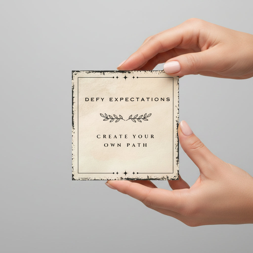 beautymogul defy motivational card